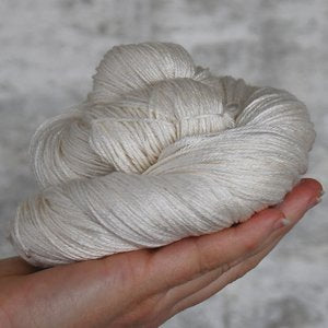 Undyed Yarn - Silky Sock 4 ply - 100gm