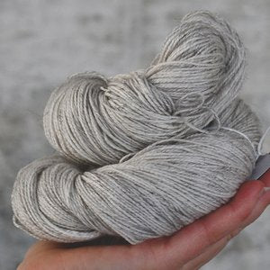 Undyed Yarn - Bronze Sparkle Sock - 100gm