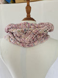 Hand Knitted, Hand Dyed Cowl- Be Endless- 80% Merino/20% Nylon