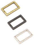 1" - Rectangle Ring, Flat, Set of Two - 2 pack - byAnnie.com