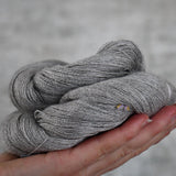 Undyed Yarn - Non SW Angel Mist Lace -Alpaca, Silk, Cashmere - 100gm