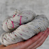 Undyed Yarn - Multi-Coloured Donegal 4 ply- 100gm