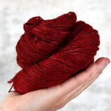 Undyed Yarn - Natural Grey Llama 4ply - 100% Grey Baby Llama - 100gm