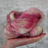 Undyed Yarn - Kid Fluff Mohair/Highland Wool/Nylon DK - 100gm