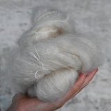 Undyed Yarn - Kid Fluff Mohair/Highland Wool/Nylon DK - 100gm