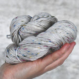 Undyed Yarn - Multi-Coloured Donegal DK - 100gm