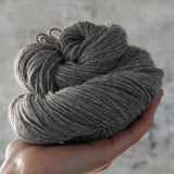 Undyed Yarn - Natural Grey Llama DK - 100% Grey Baby Llama - 100gm