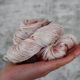 Undyed Yarn - Non SW Angel Aran -Alpaca, Silk, Cashmere - 100gm