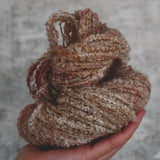 Undyed Yarn - Alpaca/Cotton - Aran Loop De Loop Caramel - 100gm
