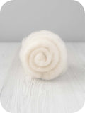 DHG 100gm Batt - 100% NZ Wool -  A blend of New Zealand carded wools (27 microns)