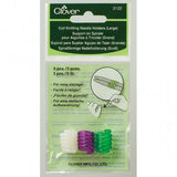 Clover Coil Knitting Needle Holders - Large - 3 pack