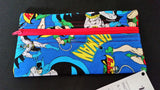 Cool fabric Pencil Case - 8" X 4"