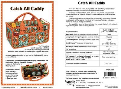 Catch All Caddy - Patterns by Annie
