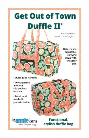 Get Out of Town Duffle 2.0 - Patterns by Annie