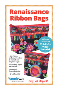 Renaissance Ribbon Bags - Patterns by Annie