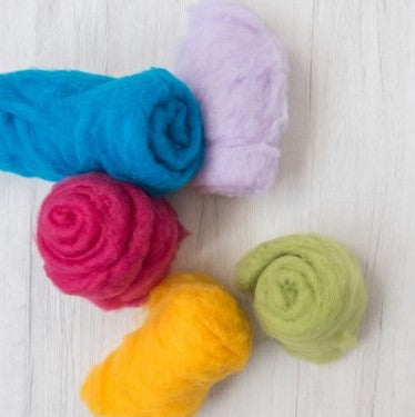 DHG - Carded extra fine 100% Merino Batts (19 microns) - 100gms