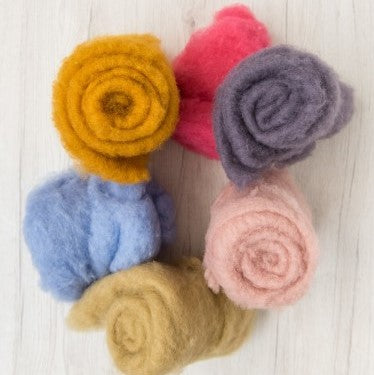 DHG 100gm Batt - 100% NZ Wool -  A blend of New Zealand carded wools (27 microns)